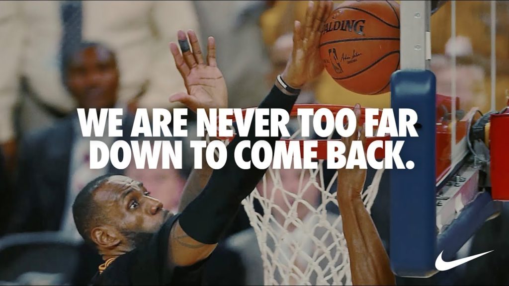 Nike | Never Too Far Down To Come Back