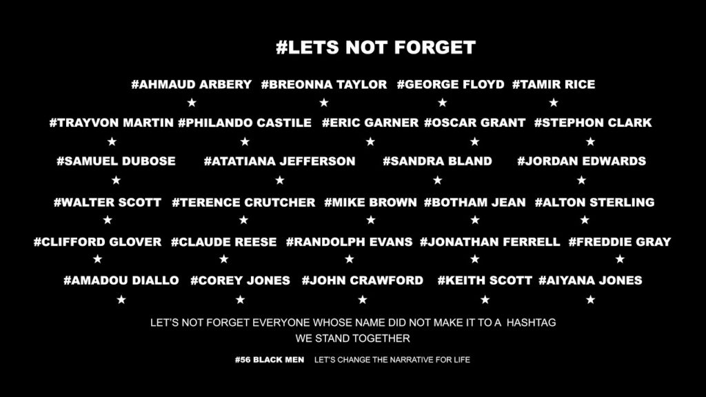 56 Black Men | #LetsNotForget